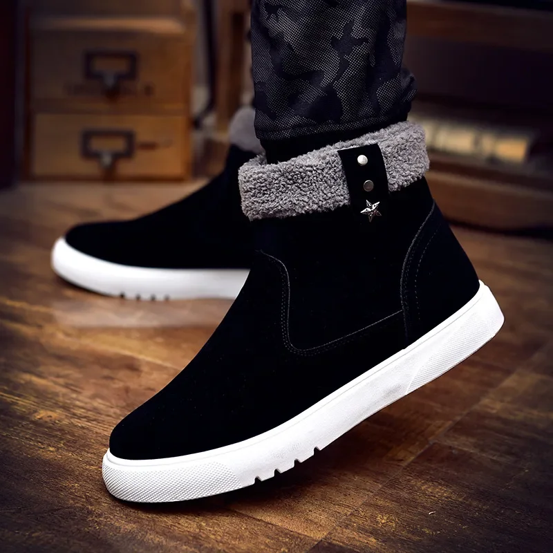 Men's Snow Plush Warm Ankle Boots