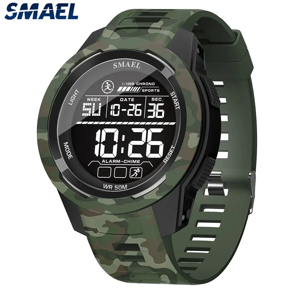 Men Sports Watches Digital LED 50M Wateproof