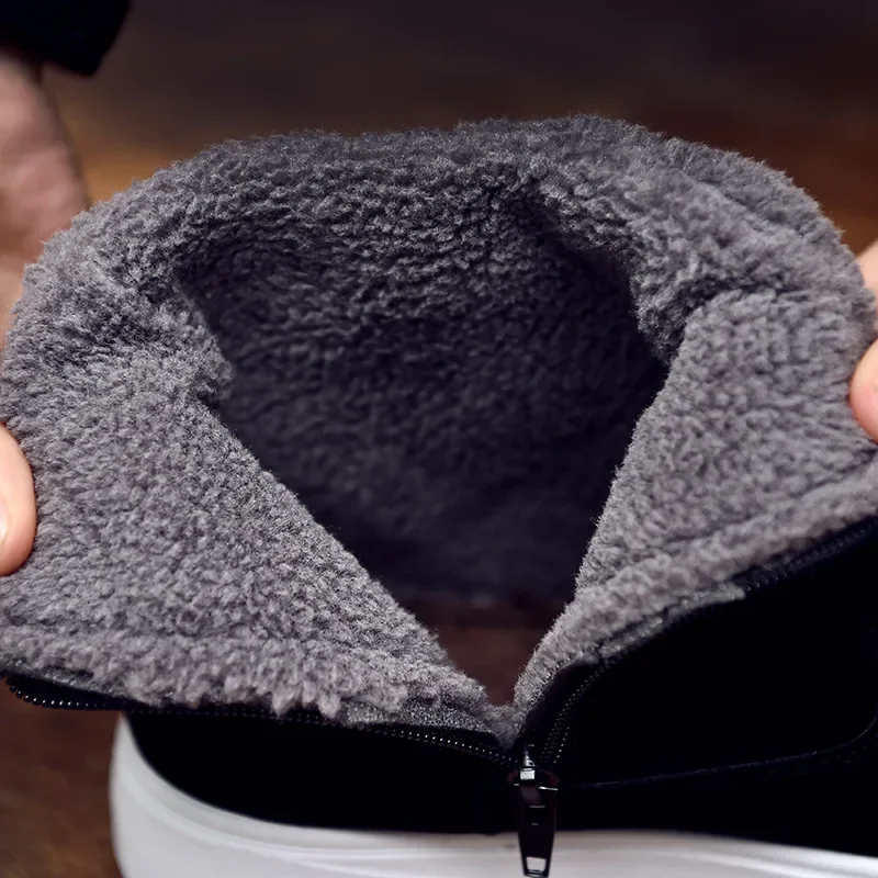 Men's Snow Plush Warm Ankle Boots - Image 6