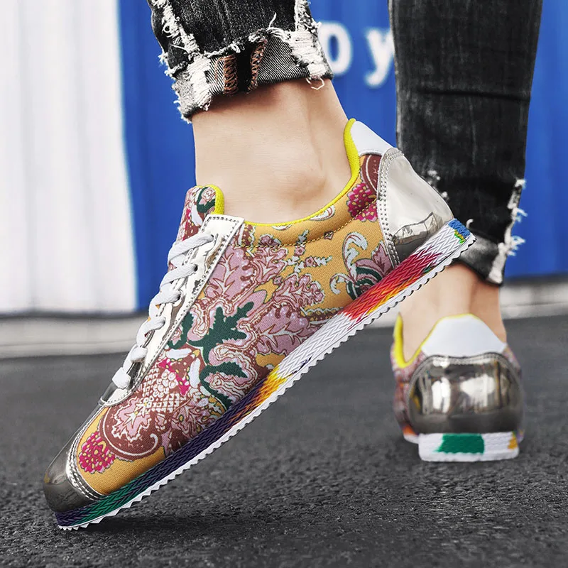 Men’s Luxury Canvas Sneakers Breathable Vulcanized Shoes - Image 4