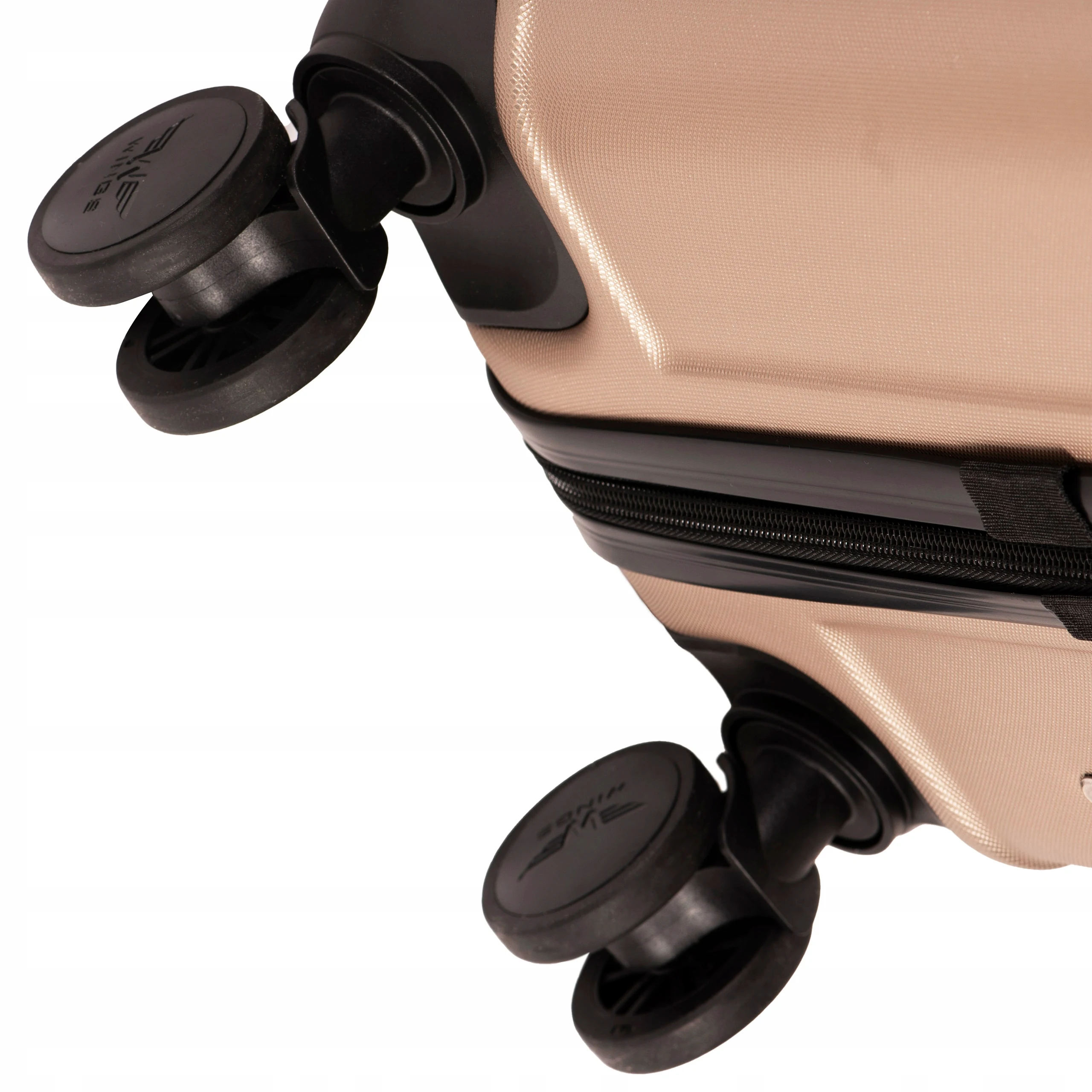 Wings Travel CLICK Set With 4 Double WHEELS Hard ABS + BAGGAGE - Image 4