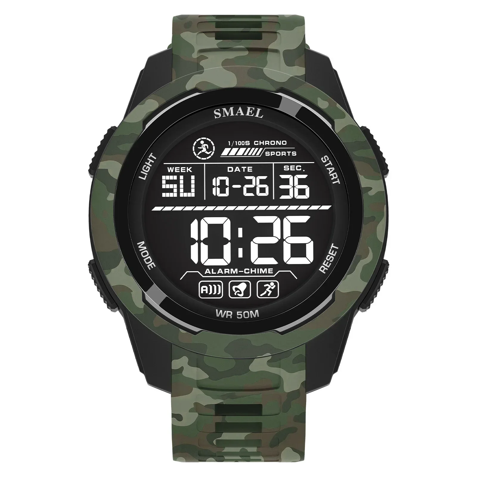 Men Sports Watches Digital LED 50M Wateproof - Image 2
