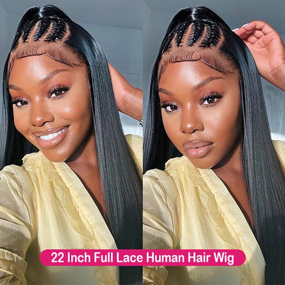 Full Lace Wig Human Hair Pre Plucked - Image 4