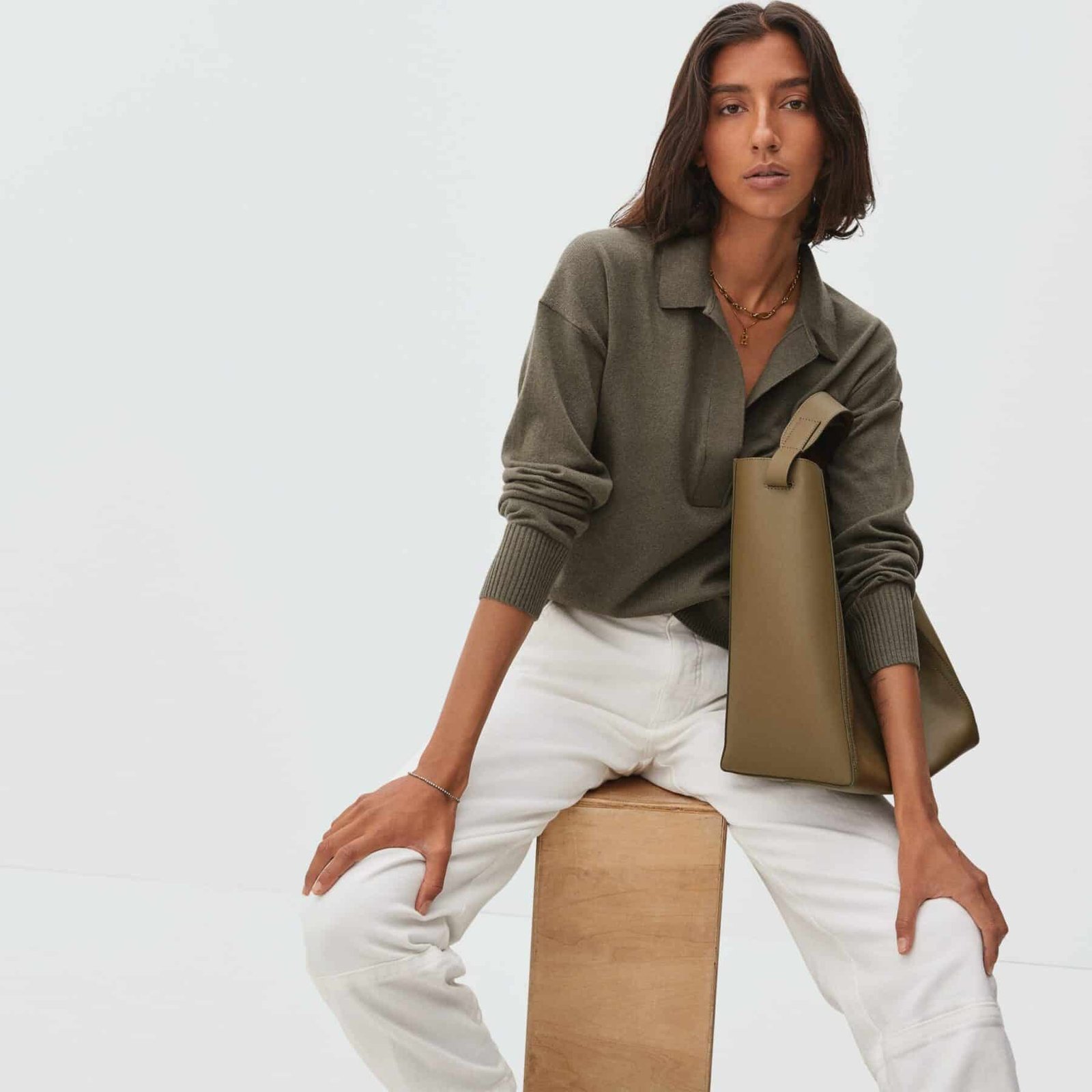 Green Oversized Crew - Image 3